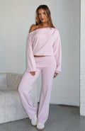 Can't Find The Words Knit Pants Pink