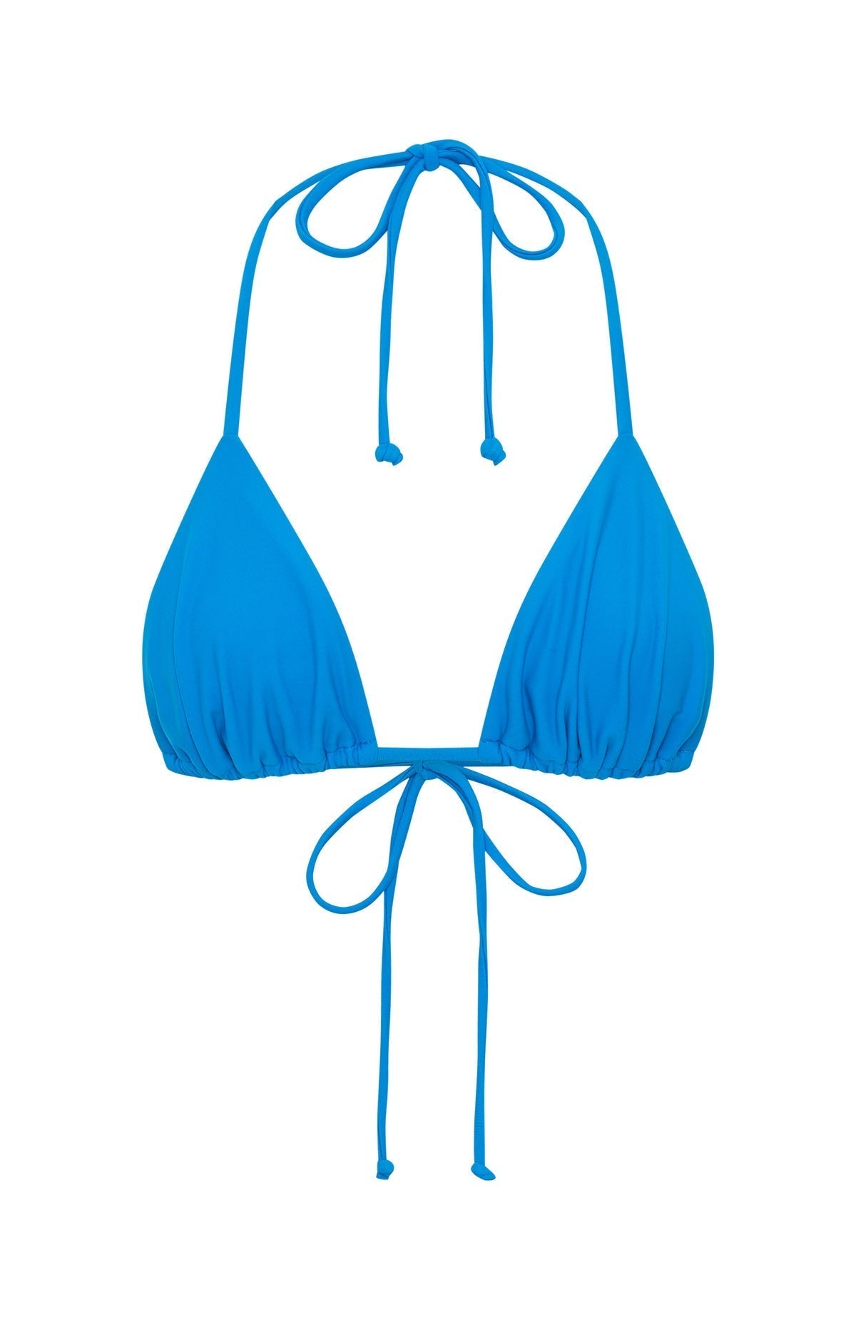 Golden Hour Bikini Top Azure Blue