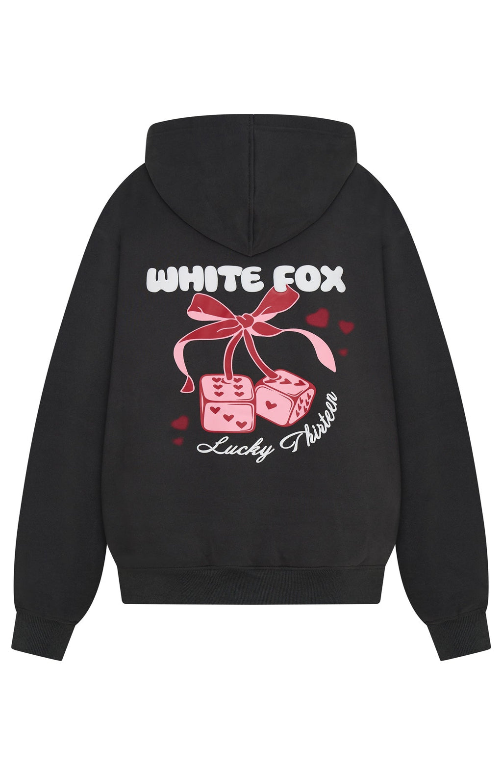 Lucky Thirteen Cheyenne Oversized Hoodie Charcoal