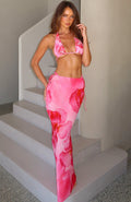 Luminous Maxi Skirt Sugar Rose