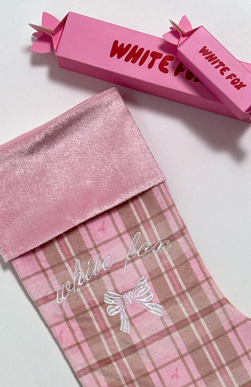 Xmas Stocking Neapolitan Check